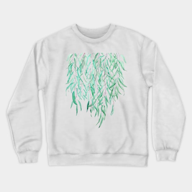 green eucalyptus arts Crewneck Sweatshirt by colorandcolor